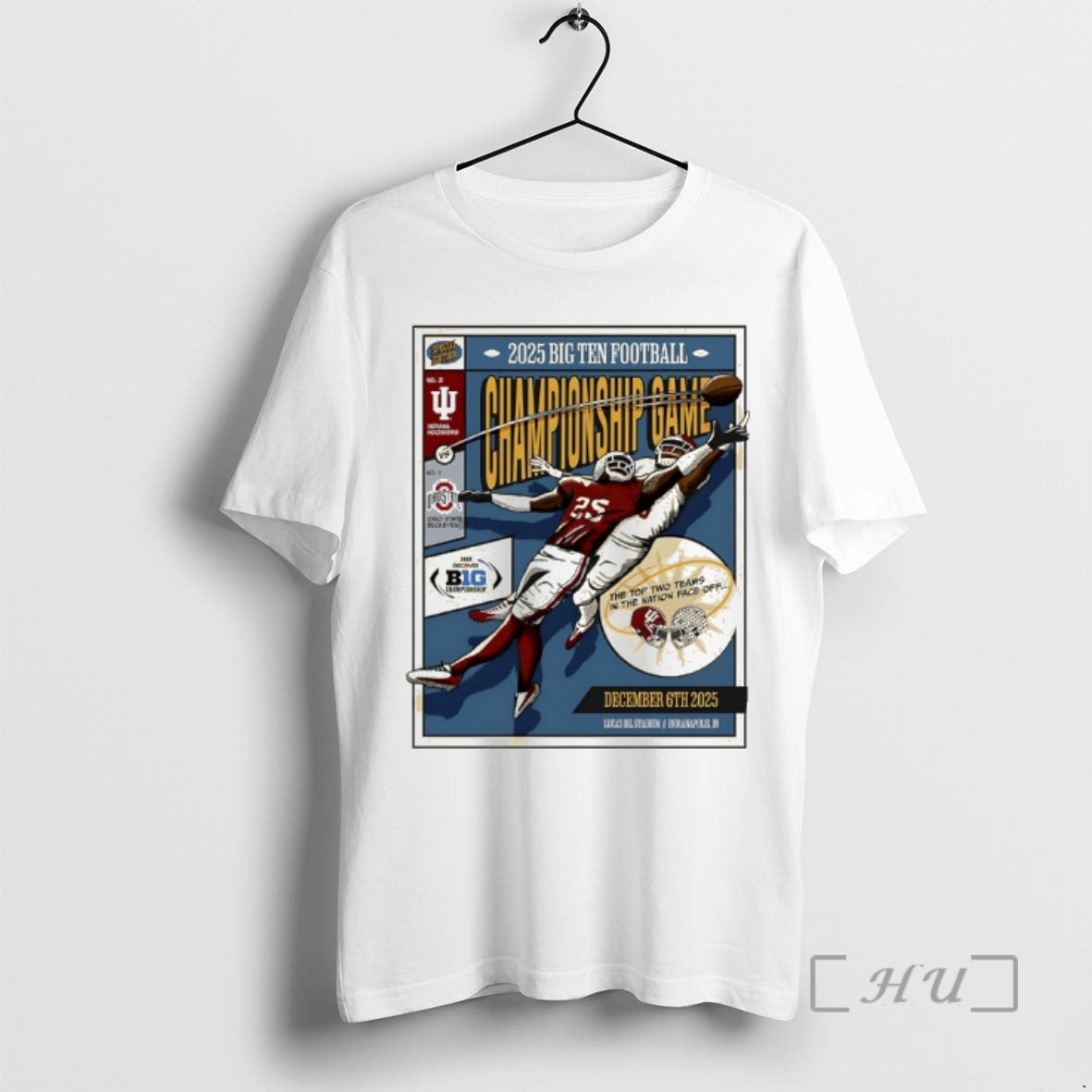 Officials Indiana Football 2025 Big Ten Football Championship Game Vintage T-Shirts, Hoodie, Sweatshirt | WearSparks.com