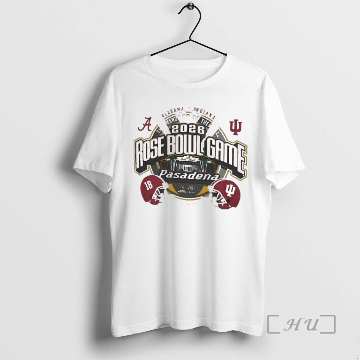 Officials Indiana Vs Alabama The Grand Daddy Of Them All 2026 Rose Bowl Game Head T-Shirts, Hoodie, Sweatshirt