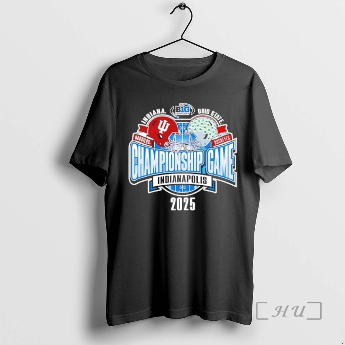 Officials Indiana Vs Ohio State Big 10 Championship Game Matchup Helmets Premium T Shirts Sweater Hoodie, Sweatshirt
