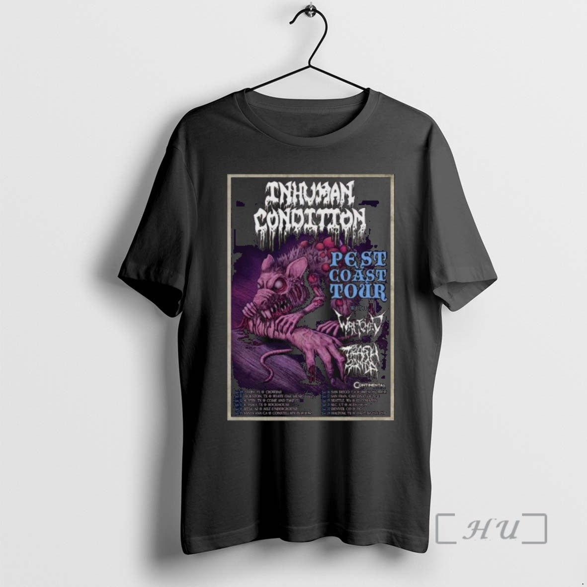 Officials Inhuman Condition Pest Coast Tour 26 T-Shirts, Hoodie, Sweatshirt | WearSparks.com