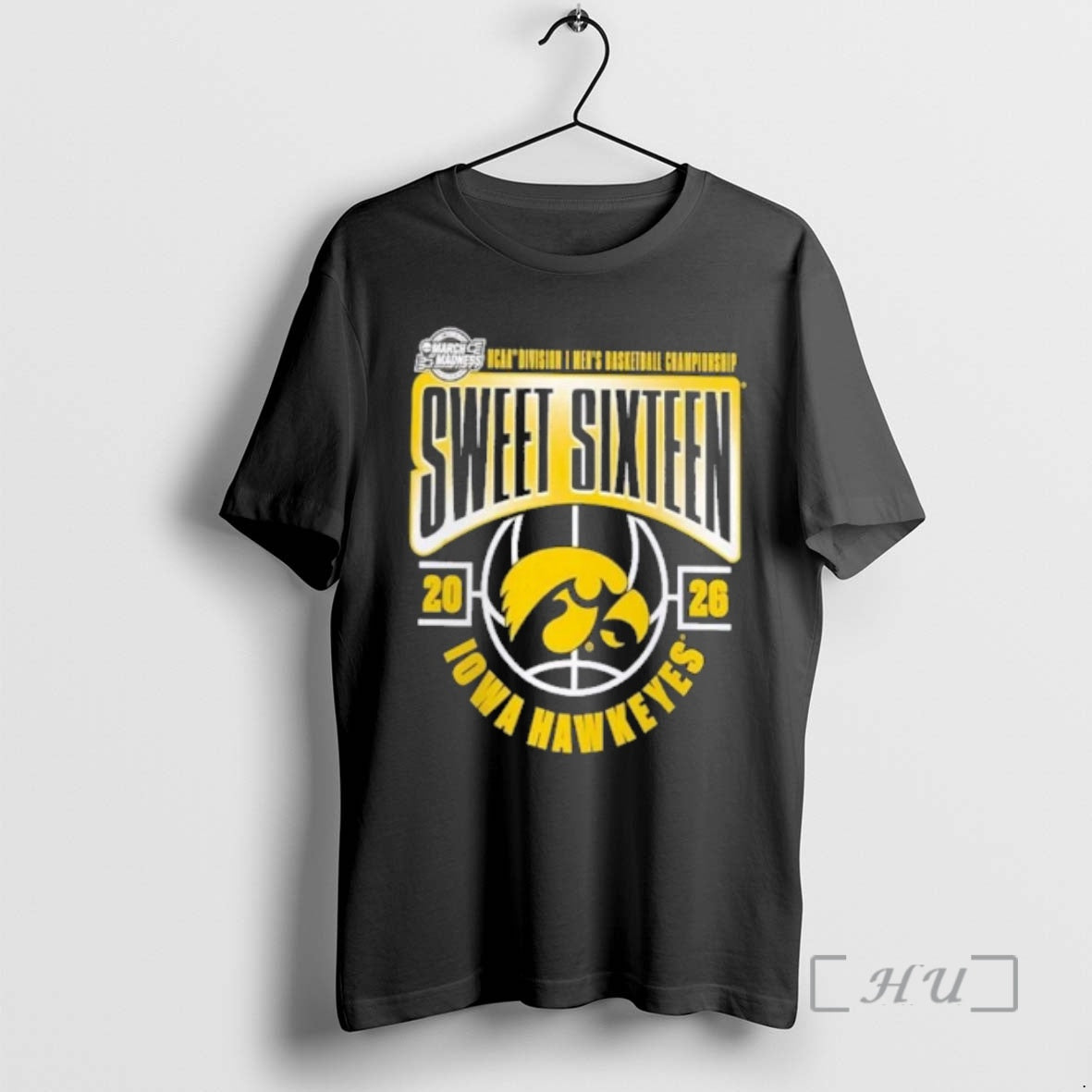 Officials Iowa Hawkeyes 2026 Ncaa Mens Basketball Tournament March Madness Sweet 16 Premium T Shirts