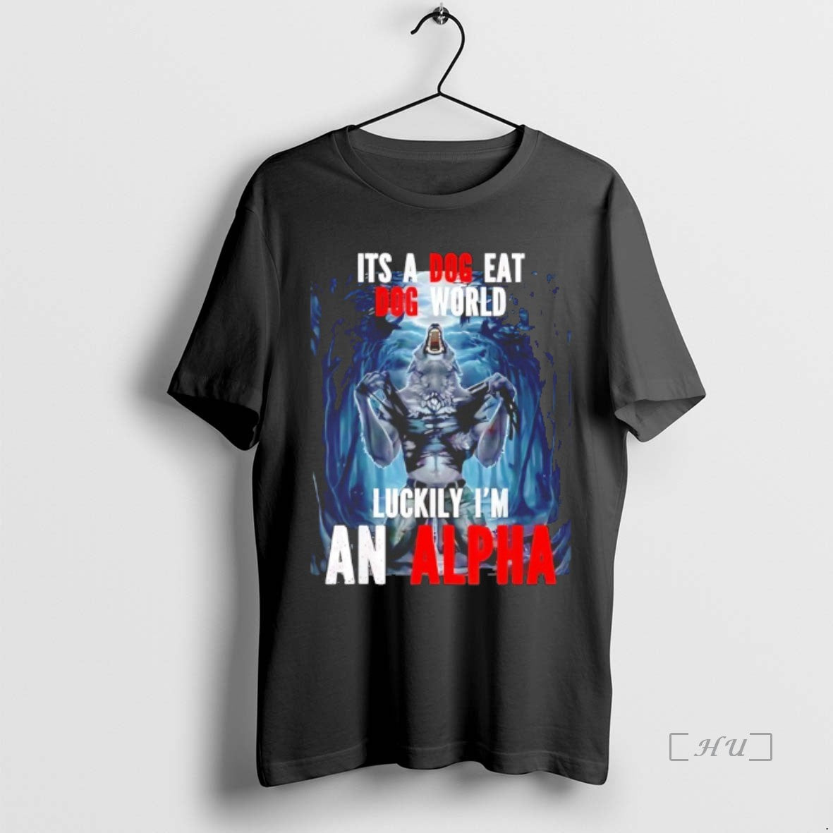 Officials Its A Dog Eat Do World Luckily Im An Alpha Premium T Shirts Sweater Hoodie, Sweatshirt | WearSparks.com