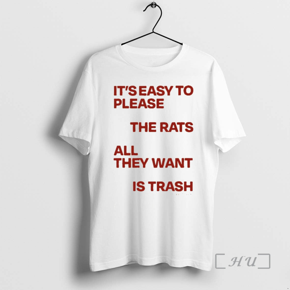 Officials Its Easy To Please The Rats All They Want Is Trash Premium T Shirts Hoodie, Sweatshirt | WearSparks.com