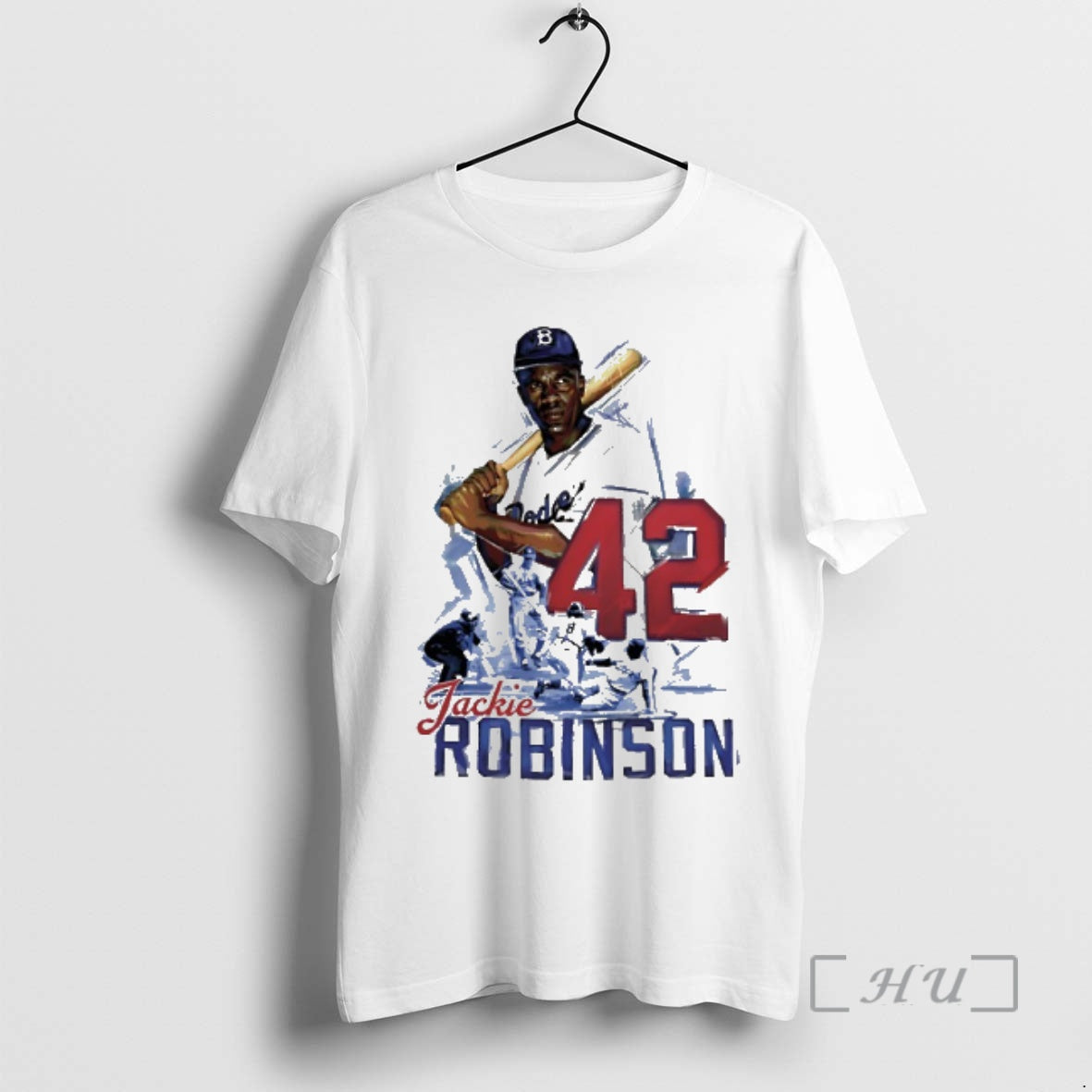 Officials Jackie Robinson 42 Los Angeles Dodgers Baseball Graphic
