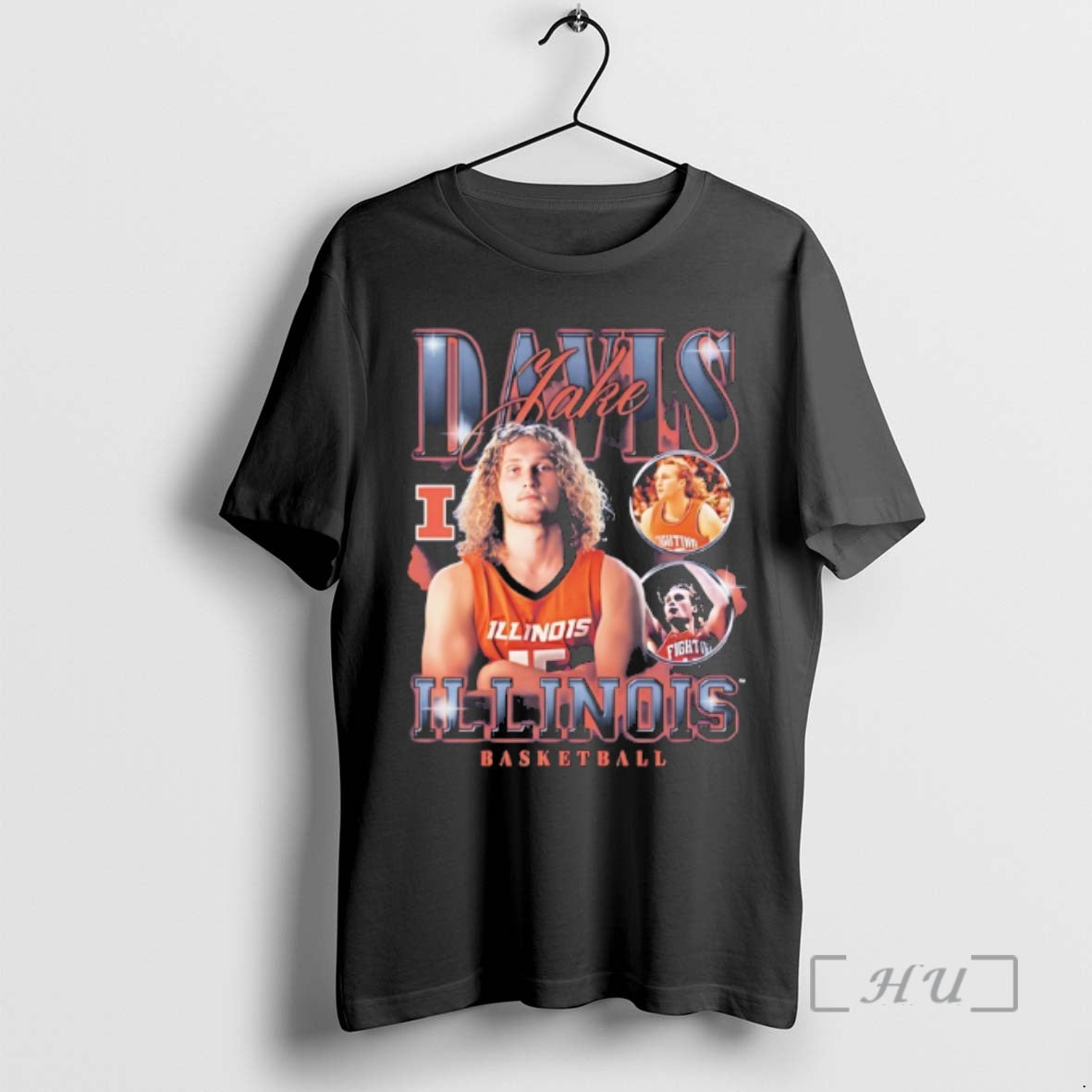 Officials Jake Davis Illinois Fighting Illini Mens Basketball 90s Bootleg