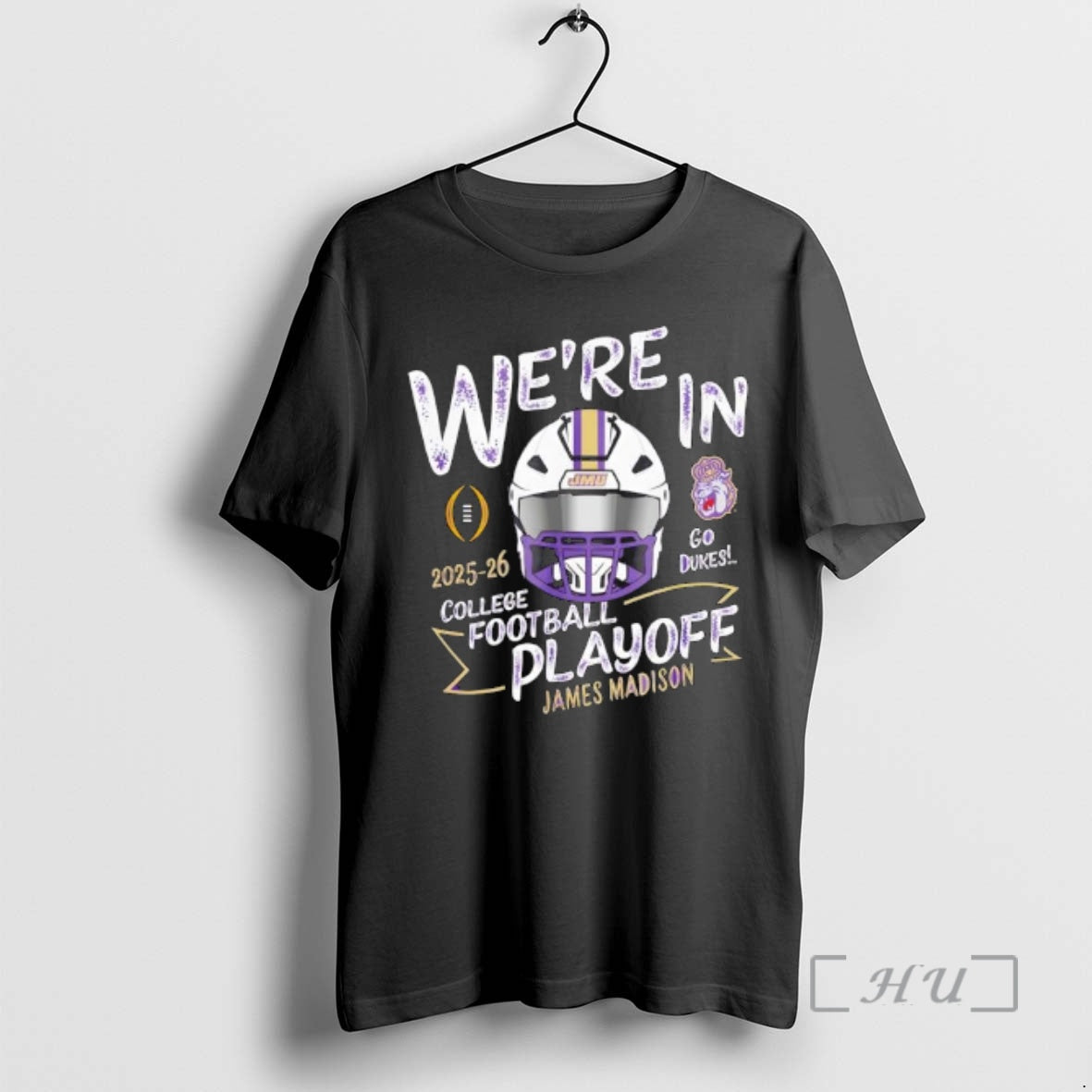 Officials James Madison Dukes Cfp College Football Playoff 2025 26 Logo Premium T Shirts Sweater Hoodie, Sweatshirt