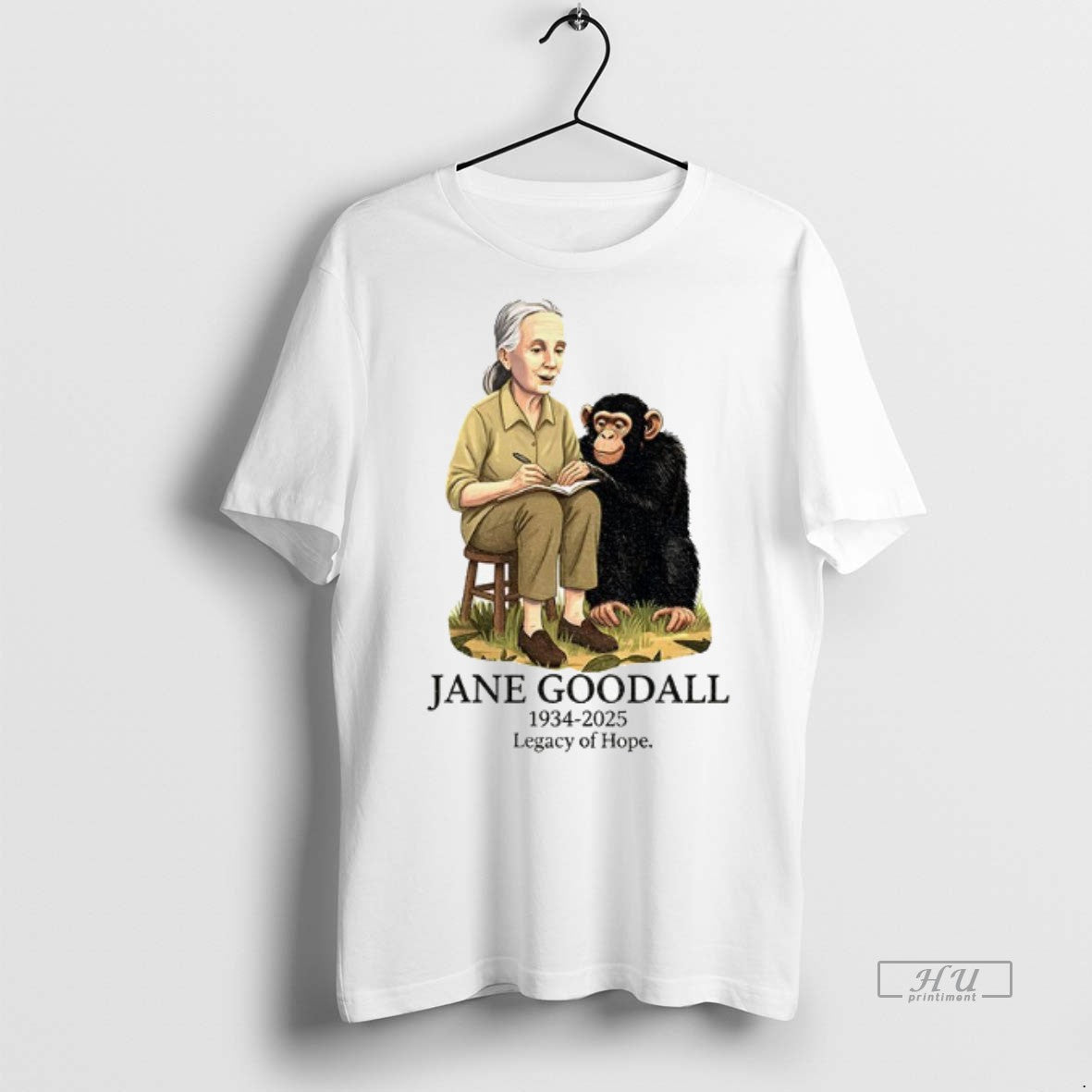 Officials Jane Goodall 1934 2025 Legacy Of Hope T Shirt Sweater