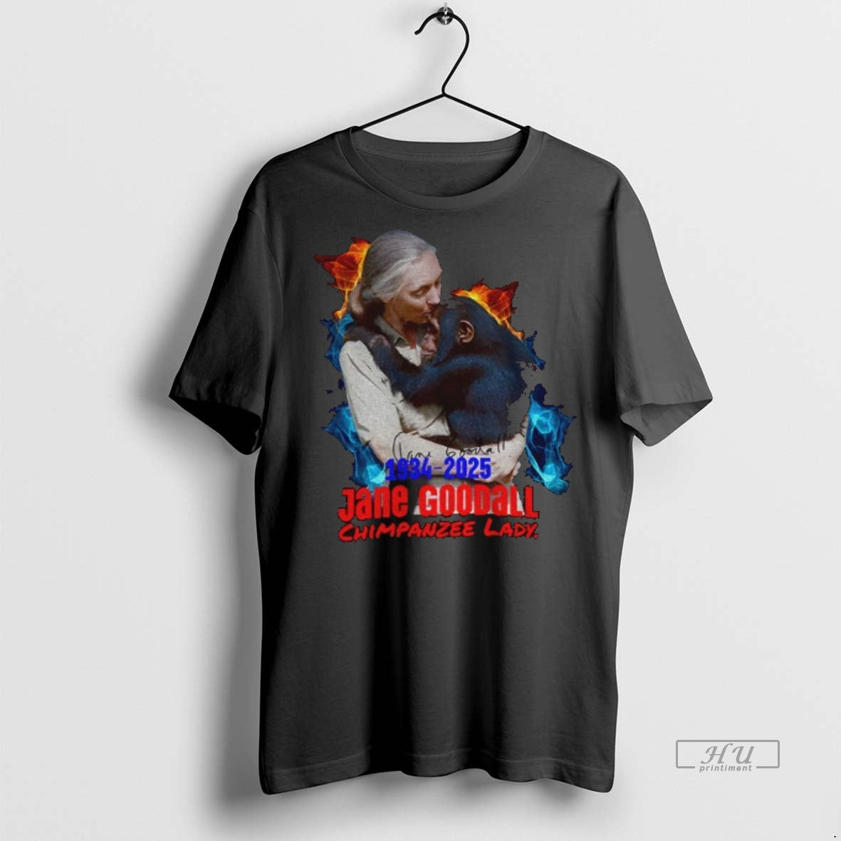 Officials Jane Goodall Chimpanzee Lady Rip 1934 2025 T Shirt Sweater