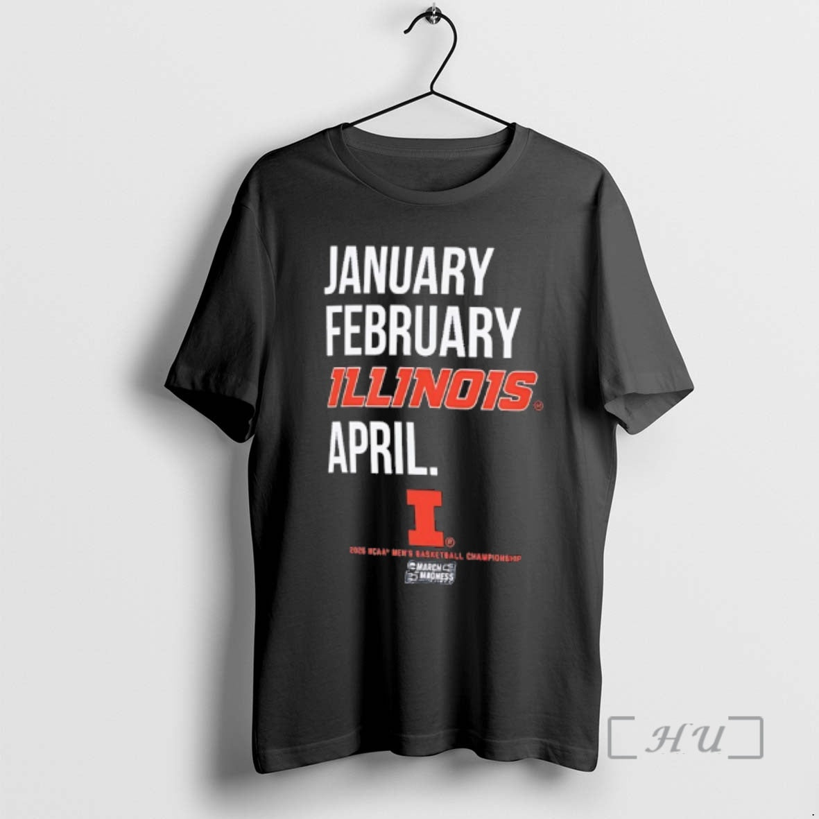 Officials January February Illinois April Illinois Fighting Illini March Madness 2026 Premium T Shirts Sweater