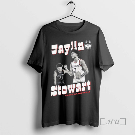 Officials Jaylin Stewart Uconn Huskies Mens Basketball Graphic Vintage