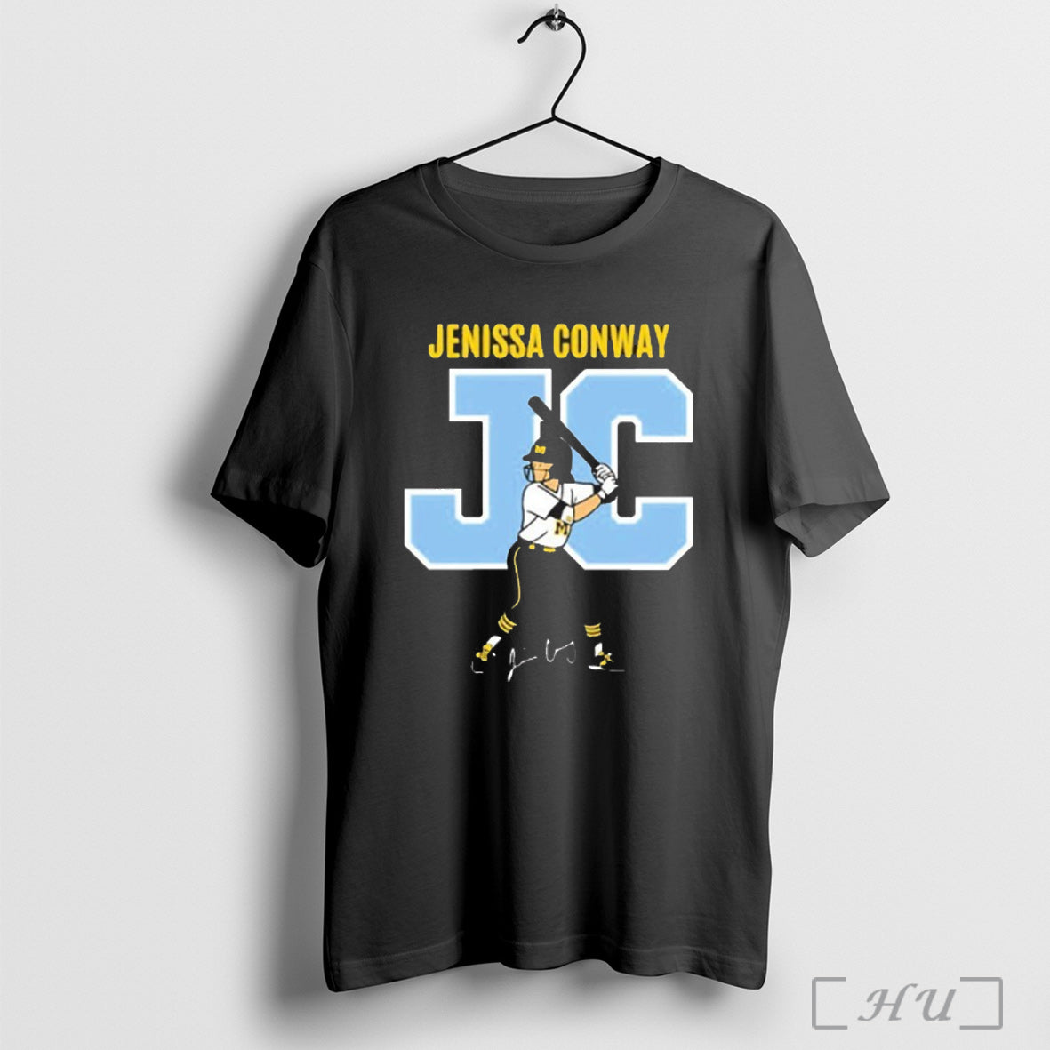Officials Jenissa Conway Michigan Wolverines Softball T Shirt