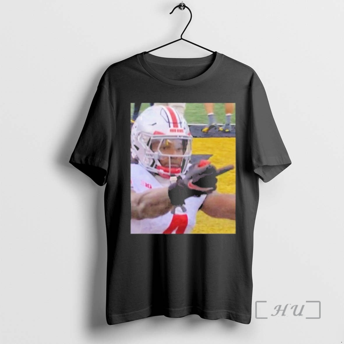 Officials Jeremiah Smith Flips Off Michigan Fan Football T-Shirts, Hoodie, Sweatshirt | WearSparks.com