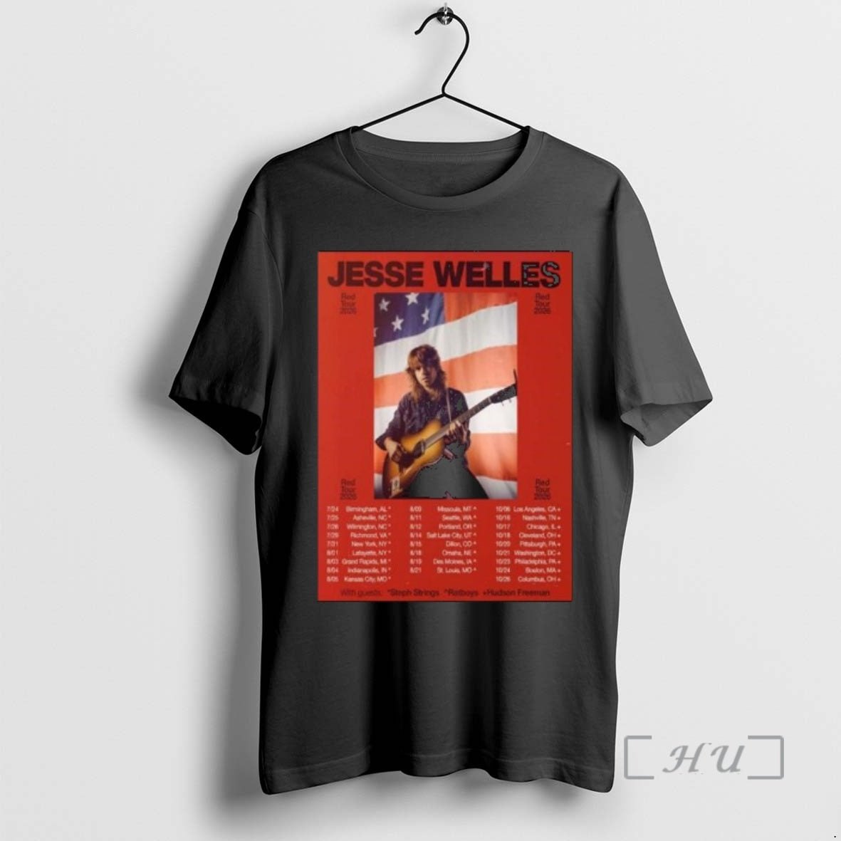 Officials Jesse Welles Red Tour 2026 North America City Dates