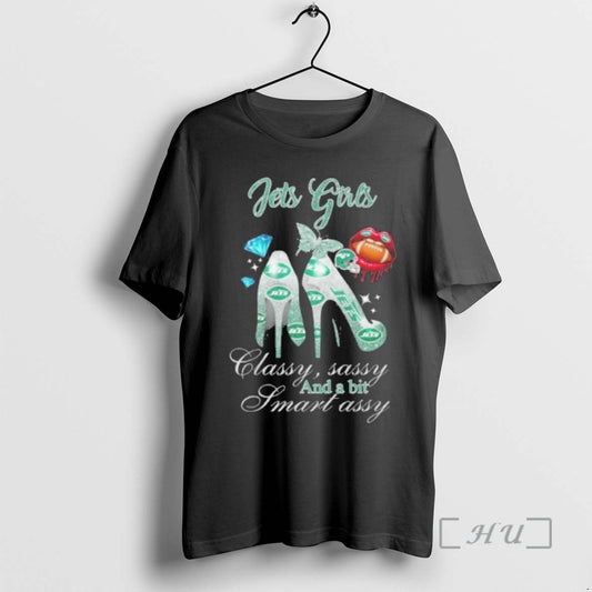 Officials Jets Girls High Heels Classy Sassy And A Bit Smart Assy Lip Premium T-Shirts, Hoodie, Sweatshirt | WearSparks.com