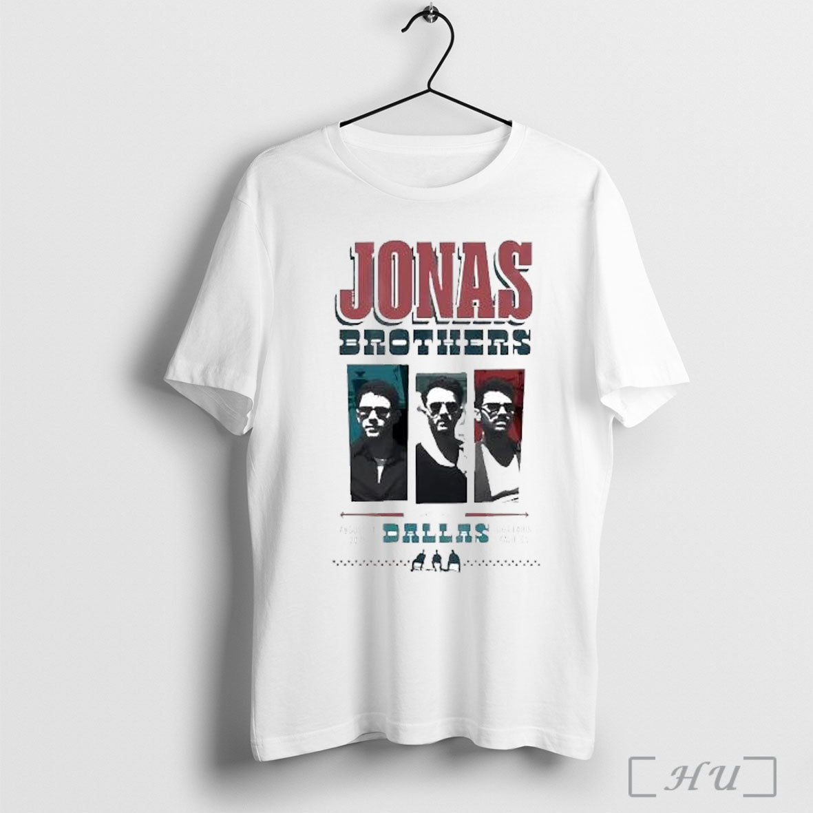 Officials Jonas Brothers Band In Dos Equis Pavilion Dallas Us 2025 T Shirt