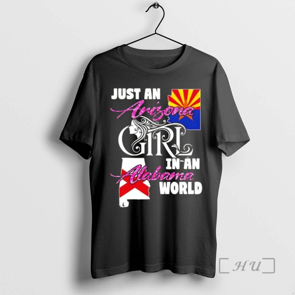 Officials Just An Arizona Girl In A Alabama World T-Shirts, Hoodie, Sweatshirt | WearSparks.com
