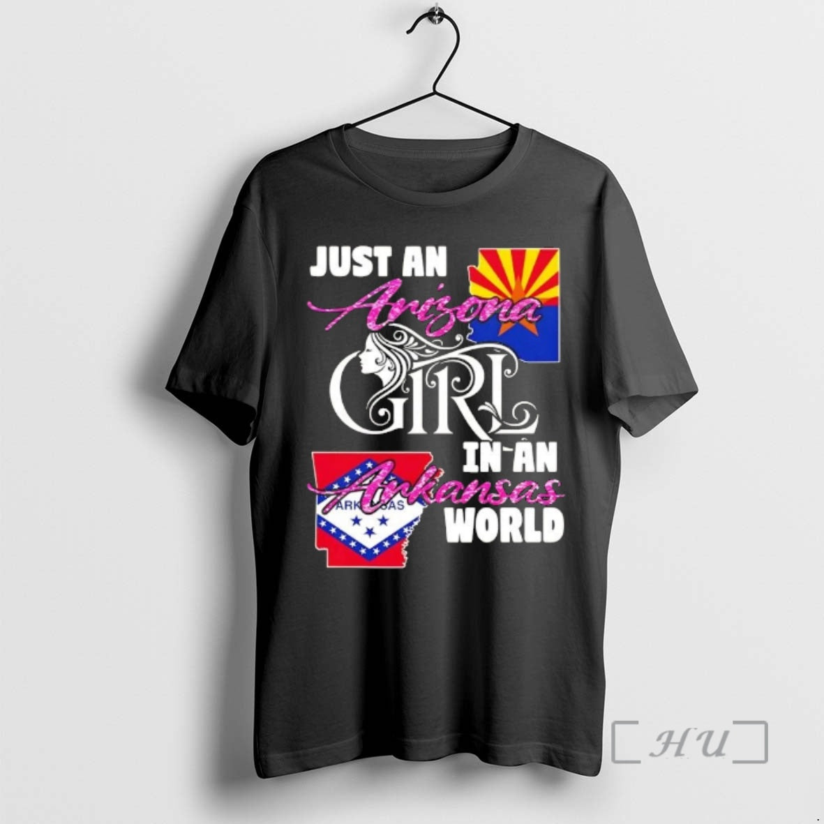 Officials Just An Arizona Girl In A Arkansas World T-Shirts, Hoodie, Sweatshirt | WearSparks.com