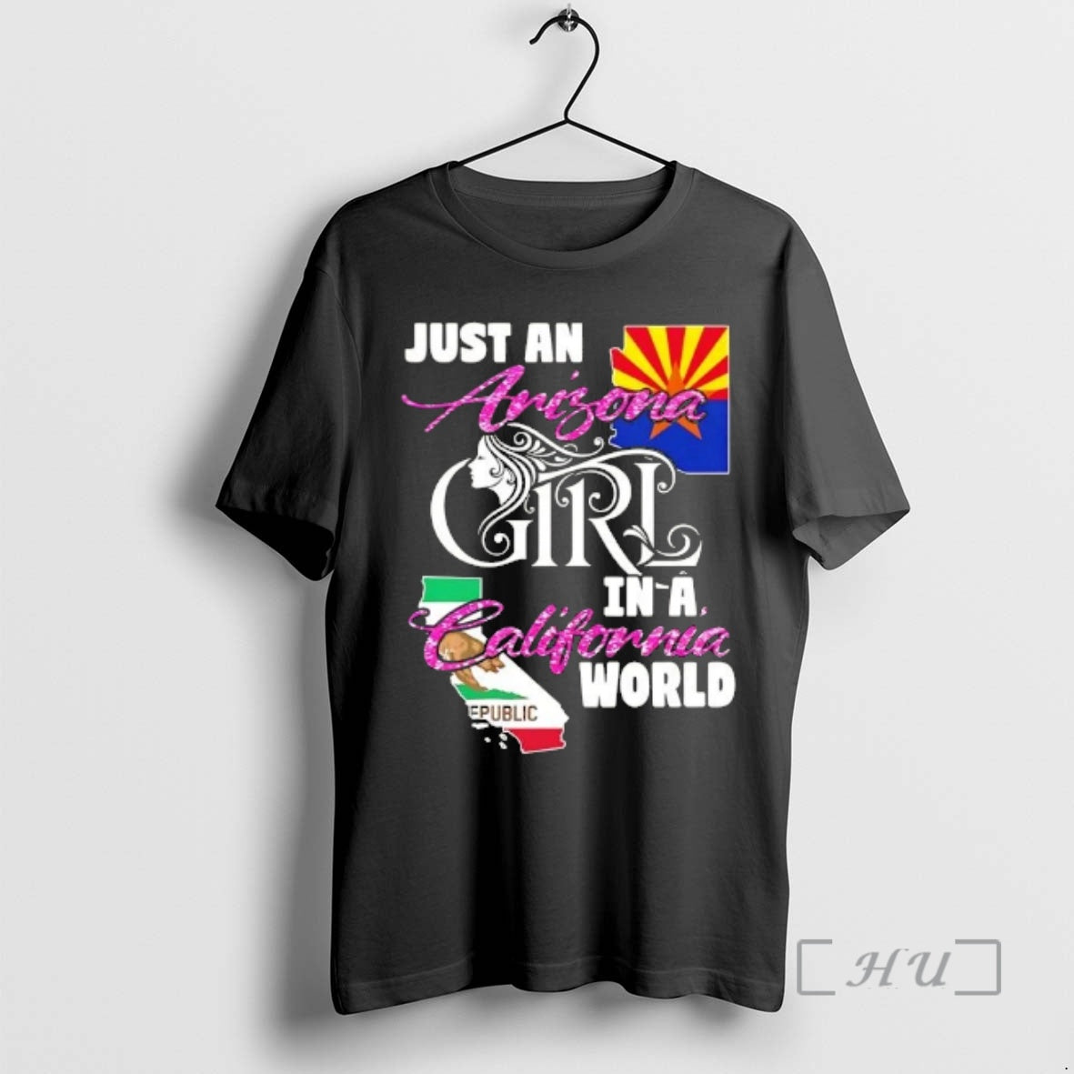 Officials Just An Arizona Girl In A California World T-Shirts, Hoodie, Sweatshirt | WearSparks.com