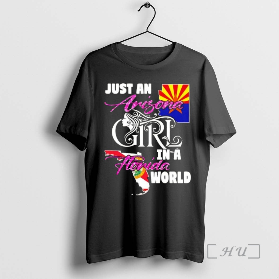Officials Just An Arizona Girl In A Florida World T-Shirts, Hoodie, Sweatshirt | WearSparks.com