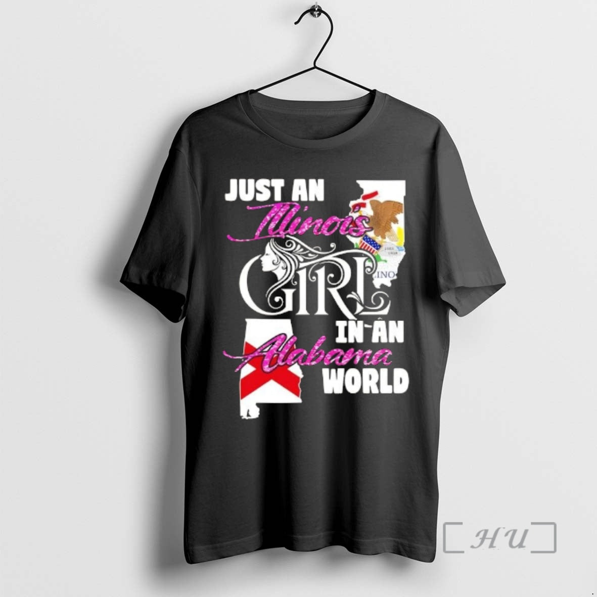 Officials Just An Illinois Girl In A Alabama World T-Shirts, Hoodie, Sweatshirt | WearSparks.com