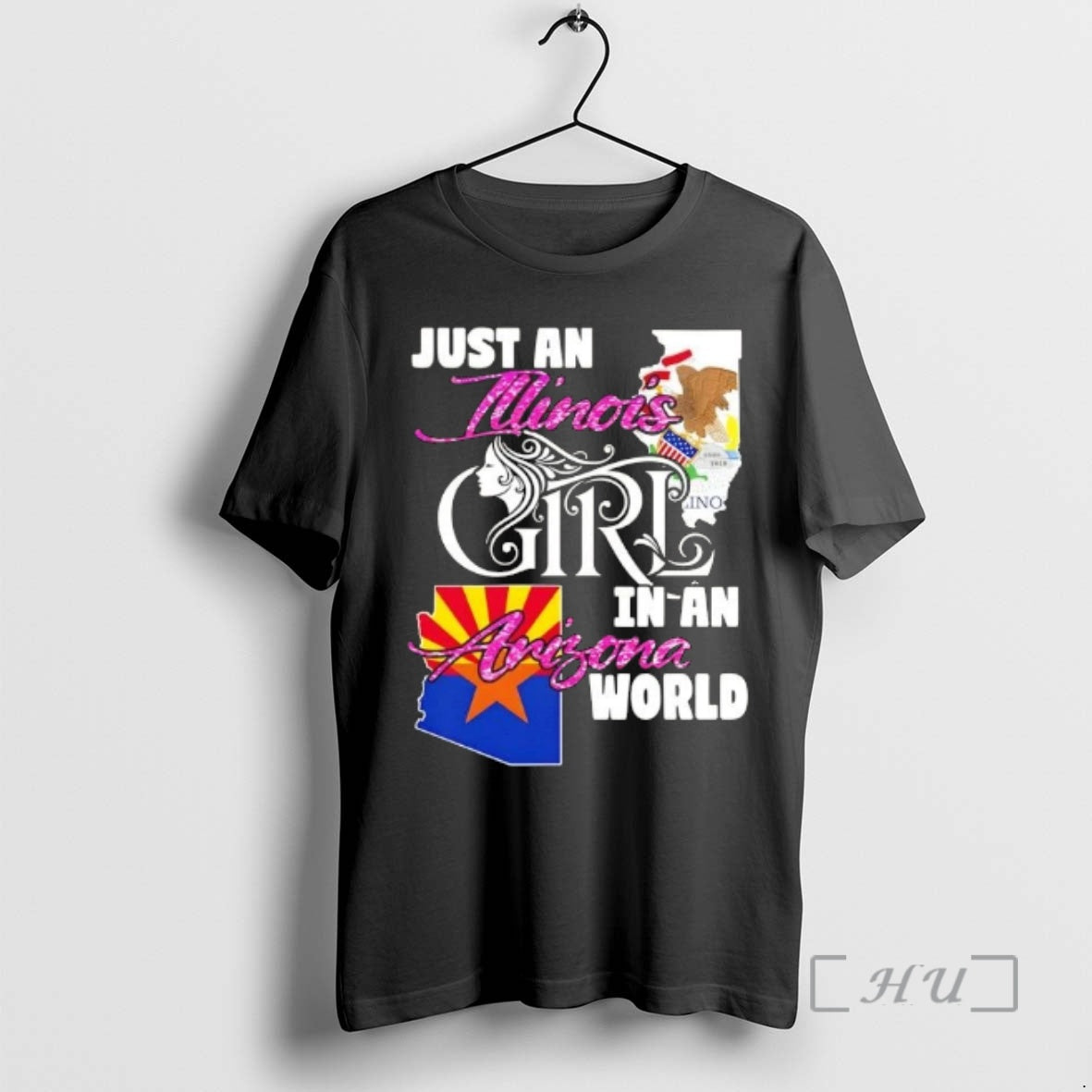 Officials Just An Illinois Girl In A Arizona World T-Shirts, Hoodie, Sweatshirt | WearSparks.com