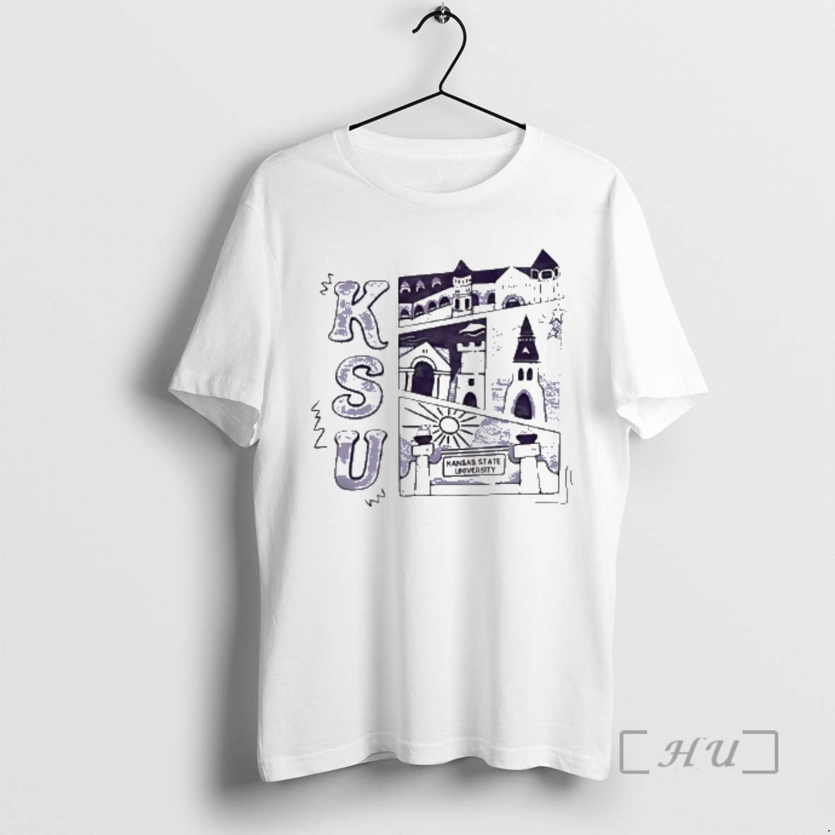 Officials Ksu Kansas State University Campus Buildings And Landmarks Sketch