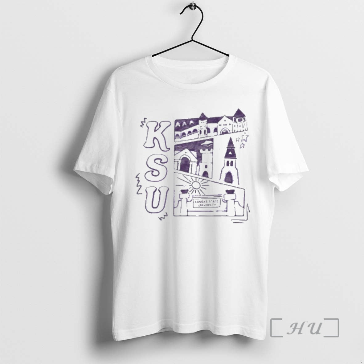 Officials Kansas State Wildcats Campus Landmarks Vintage