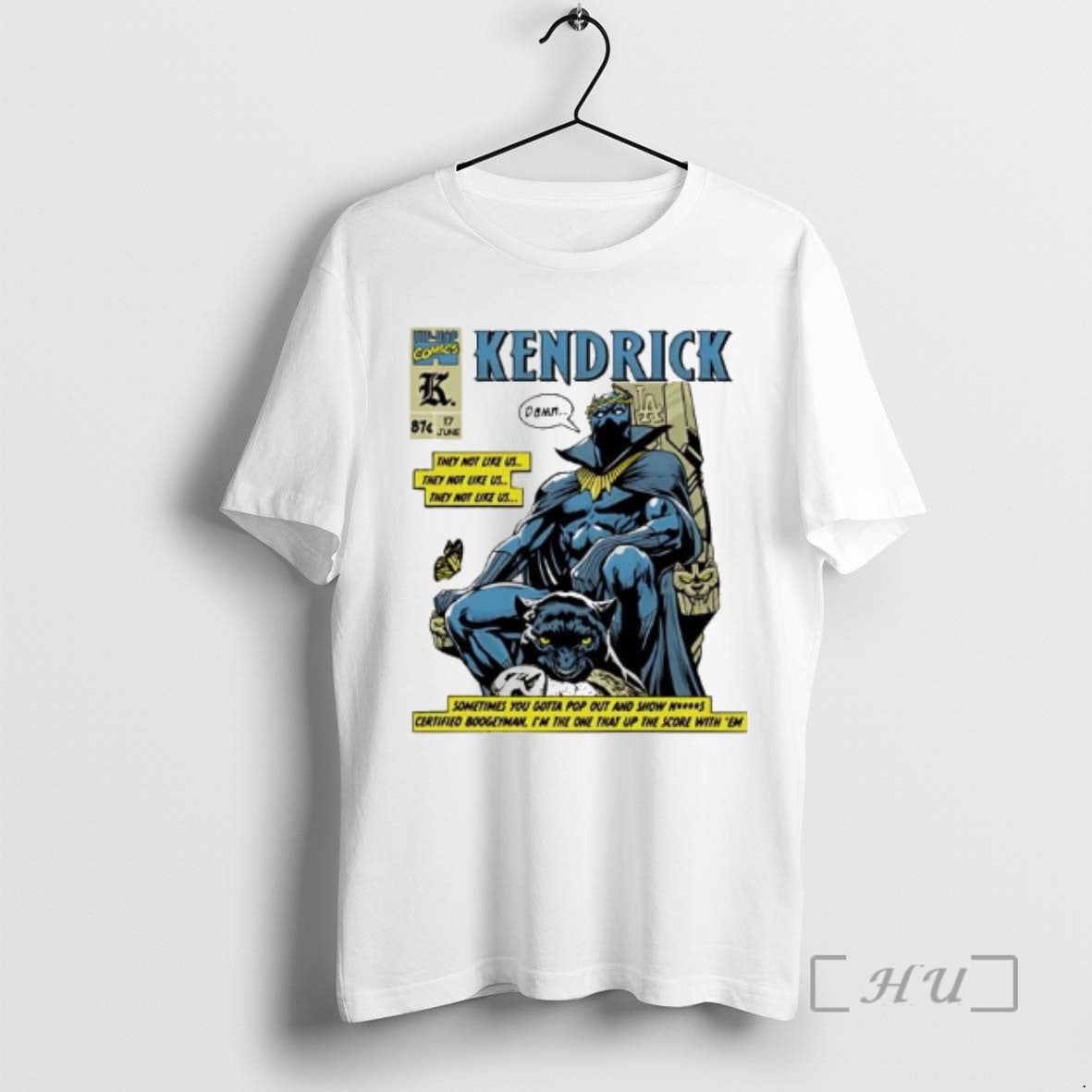 Officials Kendrick Lamar Black Panther They Not Like Us Graphic T-Shirts, Hoodie, Sweatshirt | WearSparks.com