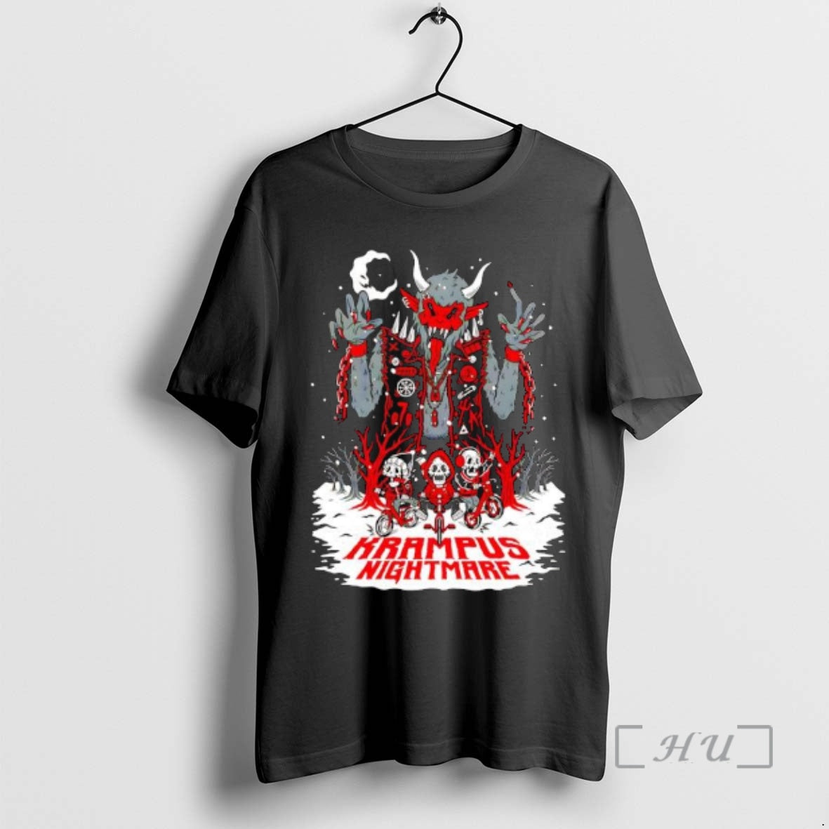 Officials Krampus Nightmare Skeletons Graphic T-Shirts, Hoodie, Sweatshirt | WearSparks.com