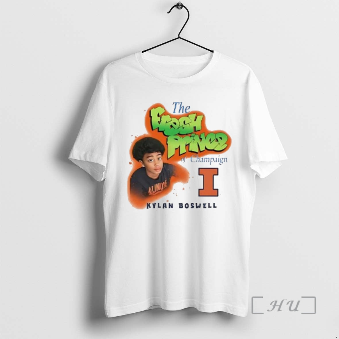 Officials Kylan Boswell The Fresh Prince Of Champaign Illinois Fighting Illini Premium T Shirts Sweater Hoodie, Sweatshirt
