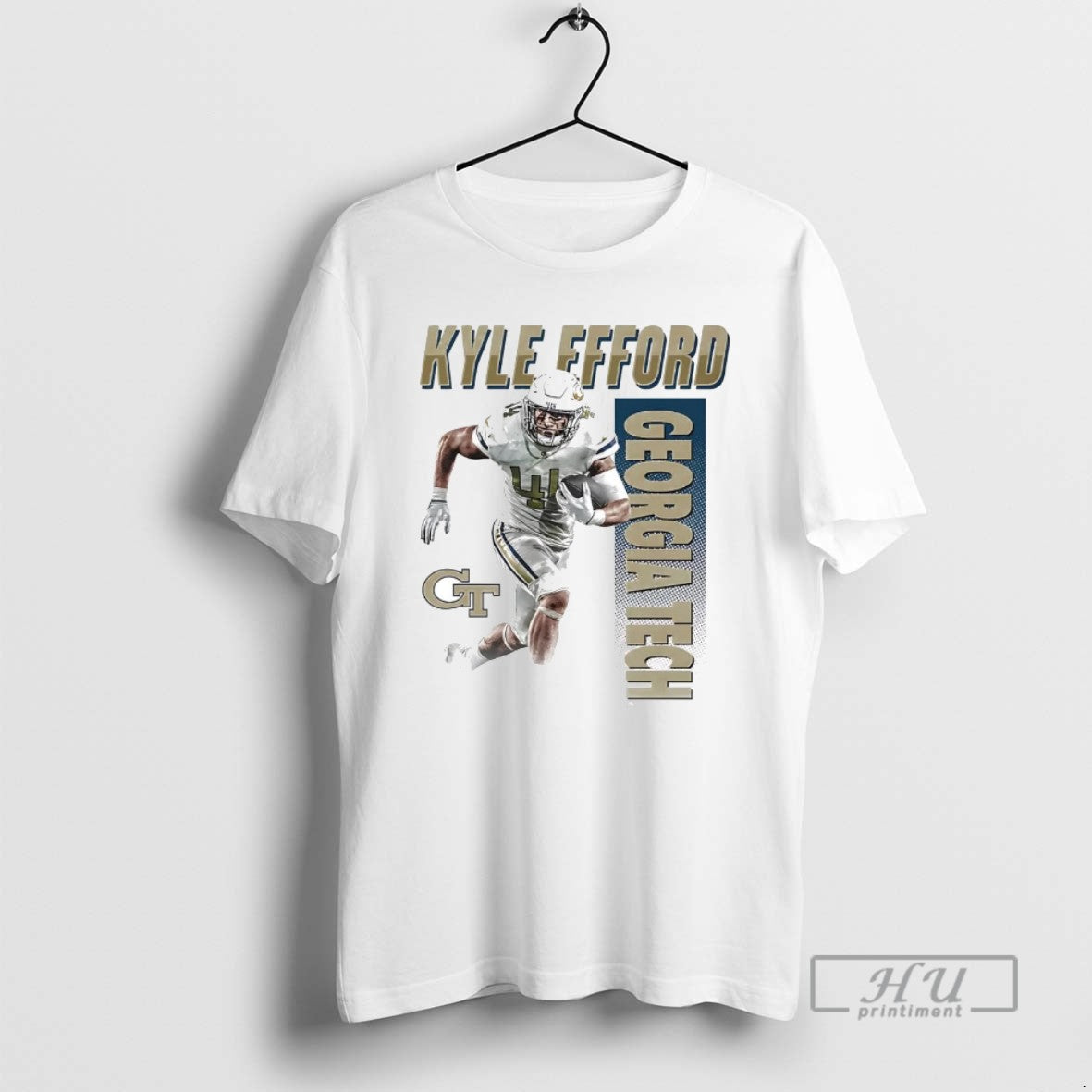 Officials Kyle Efford Running Graphic Georgia Tech T Shirt