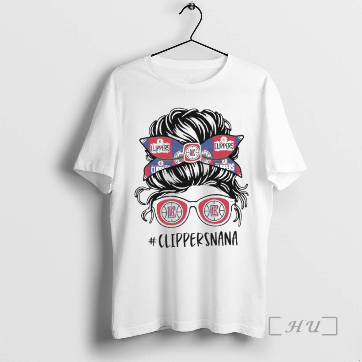 Officials La Clippers Grandma Messy Bun