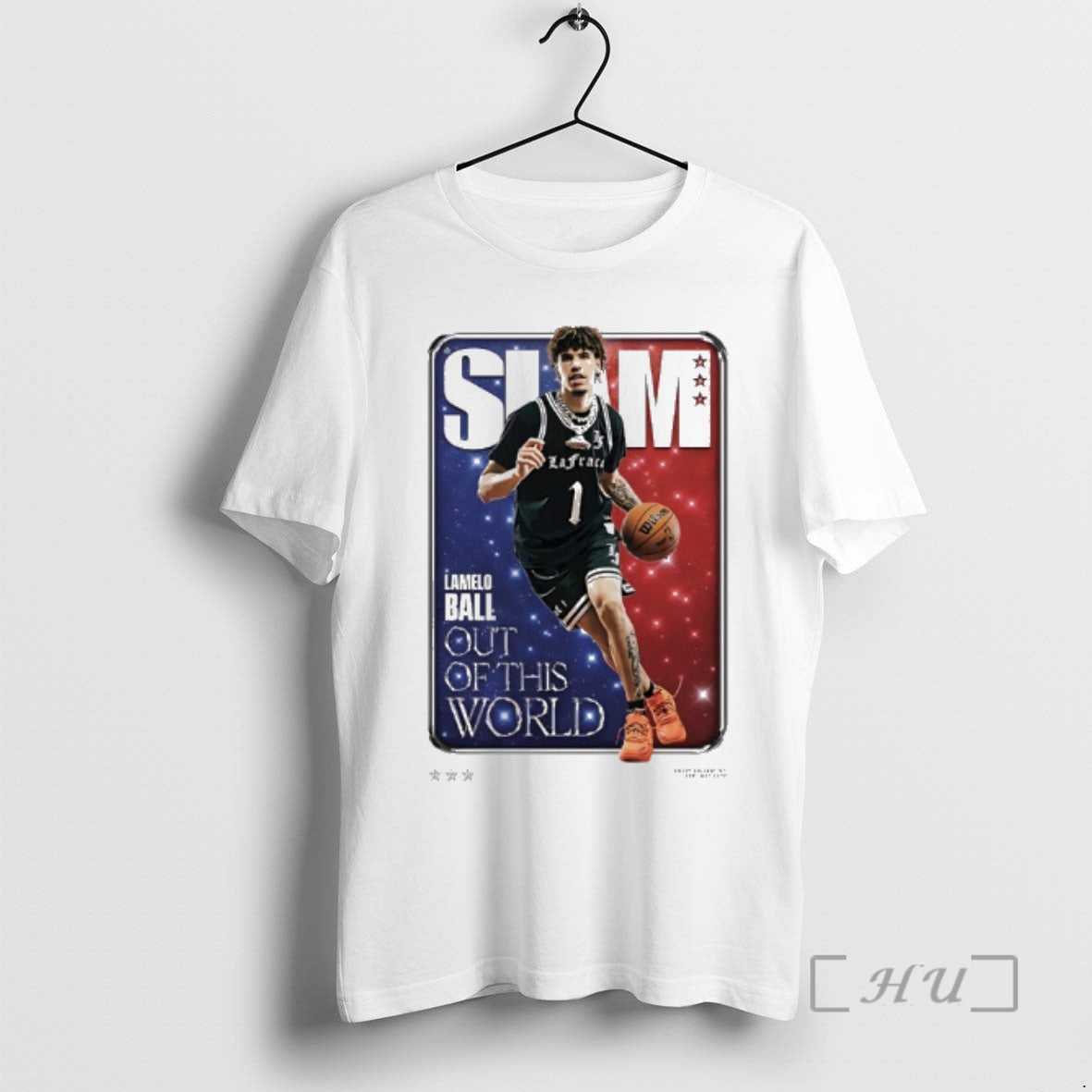 Officials Lamelo Ball Charlotte Hornets Out Of This World Slam Cover Premium T Shirts Sweater