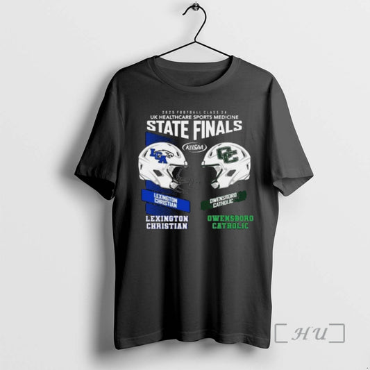 Officials Lexington Christian Vs Owensboro Catholic 2025 Football Class 2a Uk Healthcare Sports Medicine State T-Shirts,...