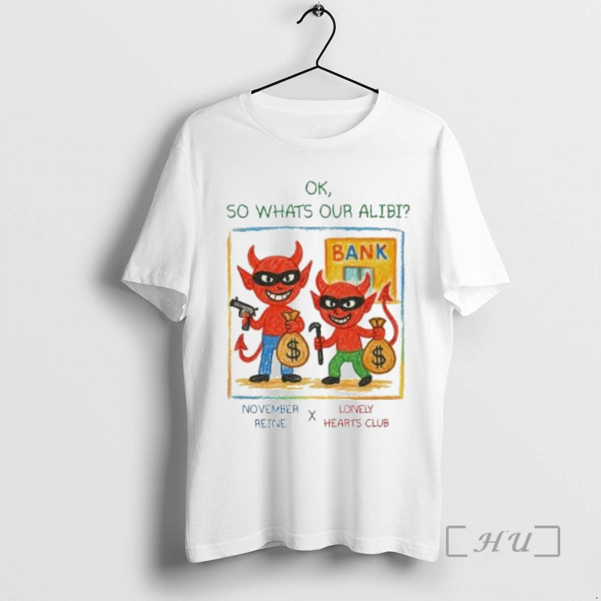 Officials Lonely Hearts Club Lhc X November Reine Alibi Circle White Premium T Shirts Sweater Hoodie, Sweatshirt
