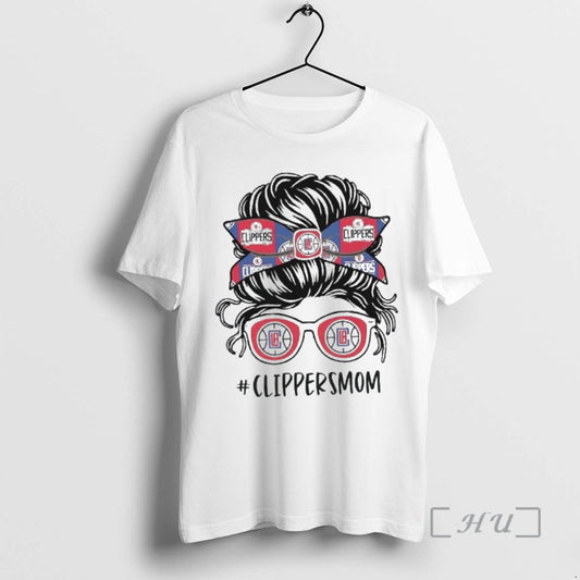 Officials Los Angeles Clippers Mom Messy Bun