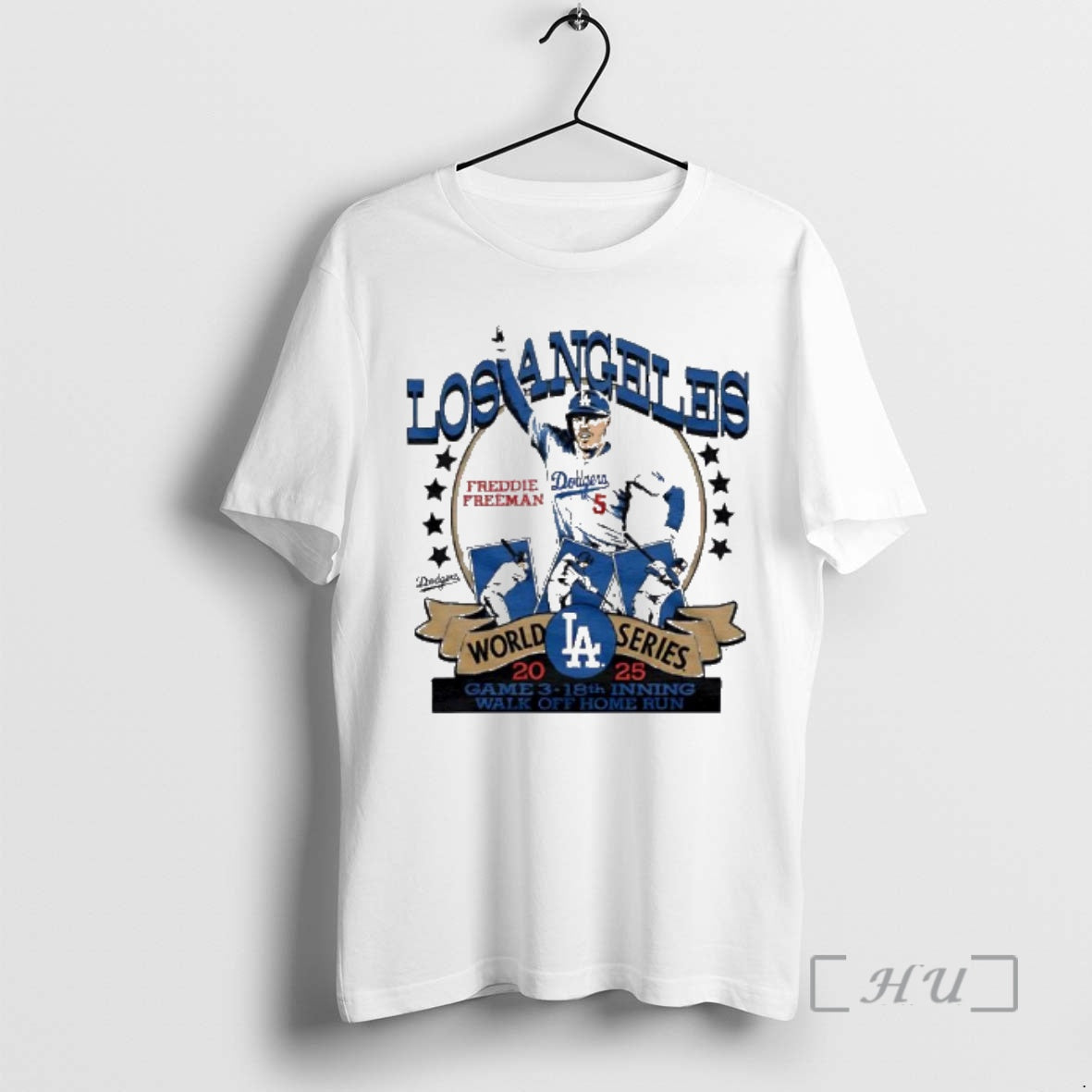Officials Los Angeles Freddie Freeman World Series 2025 Walk Off Home Run Premium T Shirts