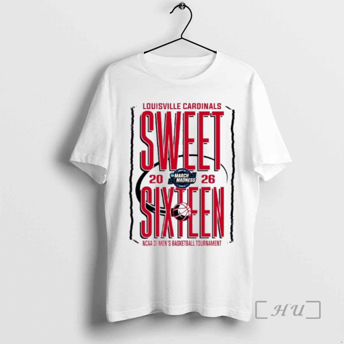 Officials Louisville Cardinals Sweet Sixteen 2026 Ncaa Di Mens Basketball Tournament Premium T Shirts Sweater