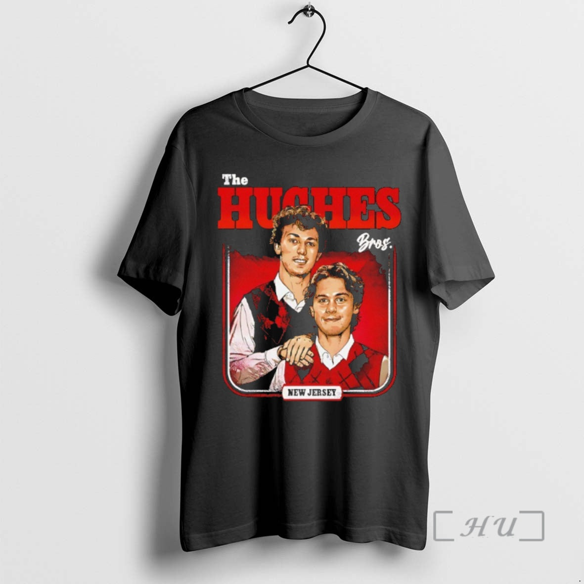 Officials Luke Hughes And Jack Hughes New Jersey Devils Step Brothers Premium T Shirts Sweater Hoodie, Sweatshirt