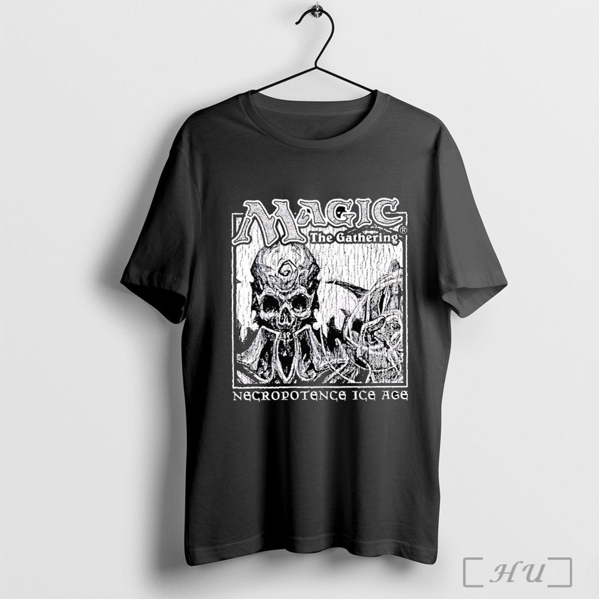 Officials Magic The Gathering Necropotence Ice Age T Shirt