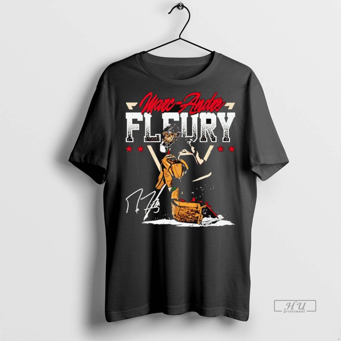 Officials Marc Andre Fleury Minnesota Triangle Name T Shirt Sweater