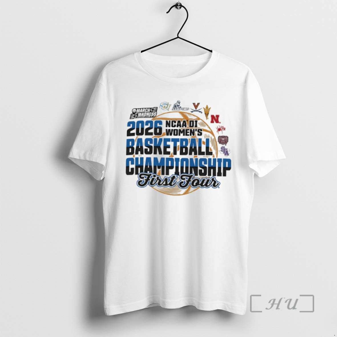 Officials March Madness 2026 Ncaa Division I Womens Basketball Championship First Four Premium T Shirts