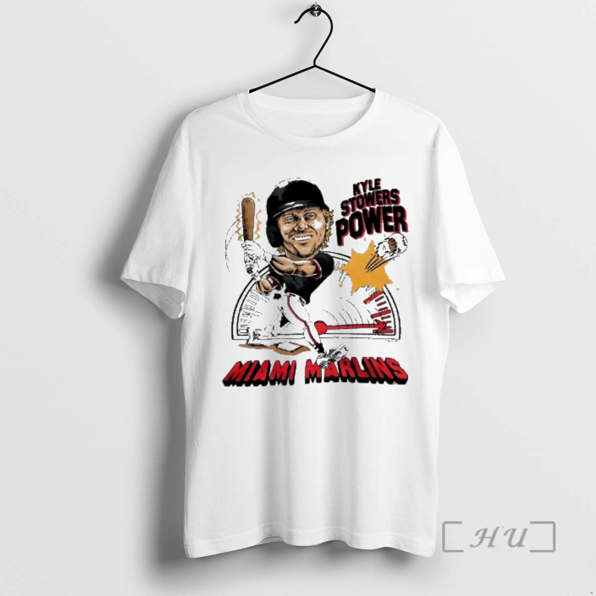 Officials Marlins Kyle Stowers Power Mlb Cartoon
