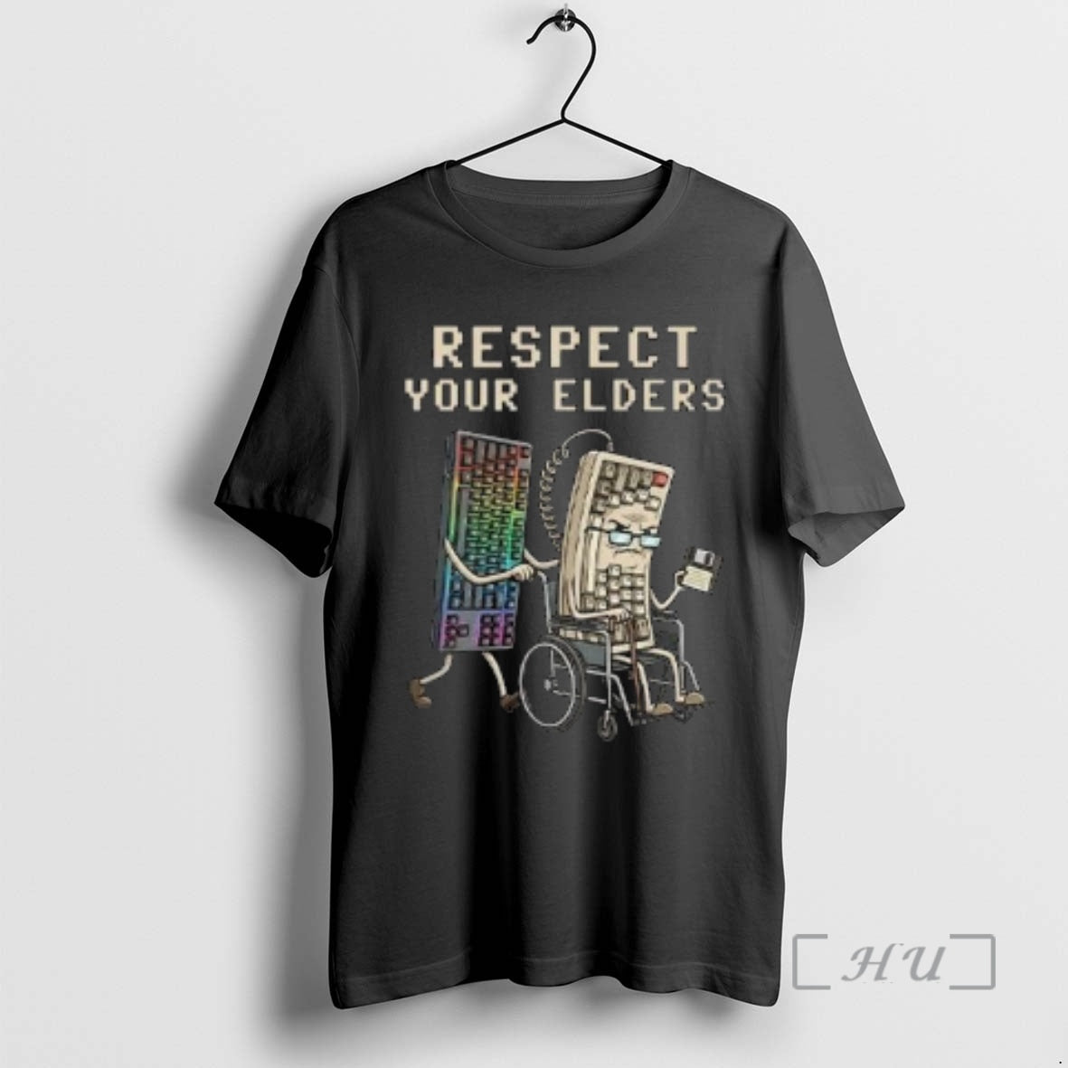 Officials Mechanical Keyboard Respect Your Elders Circle Black T-Shirts, Hoodie, Sweatshirt | WearSparks.com