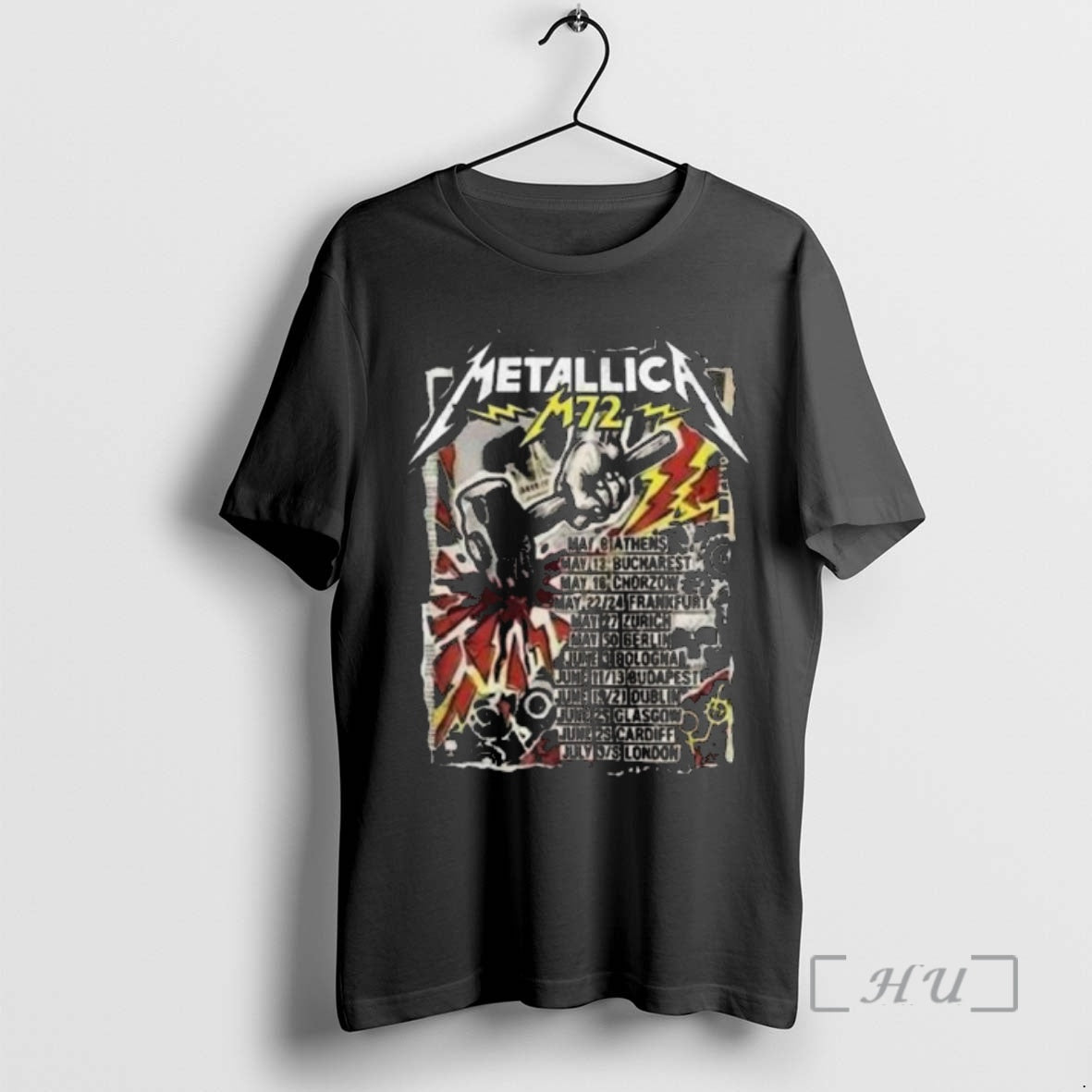 Officials Metallica M72 World Tour 2026 European Tour Dates Kill _e2_80_98em All Premium T Shirts Hoodie, Sweatshirt
