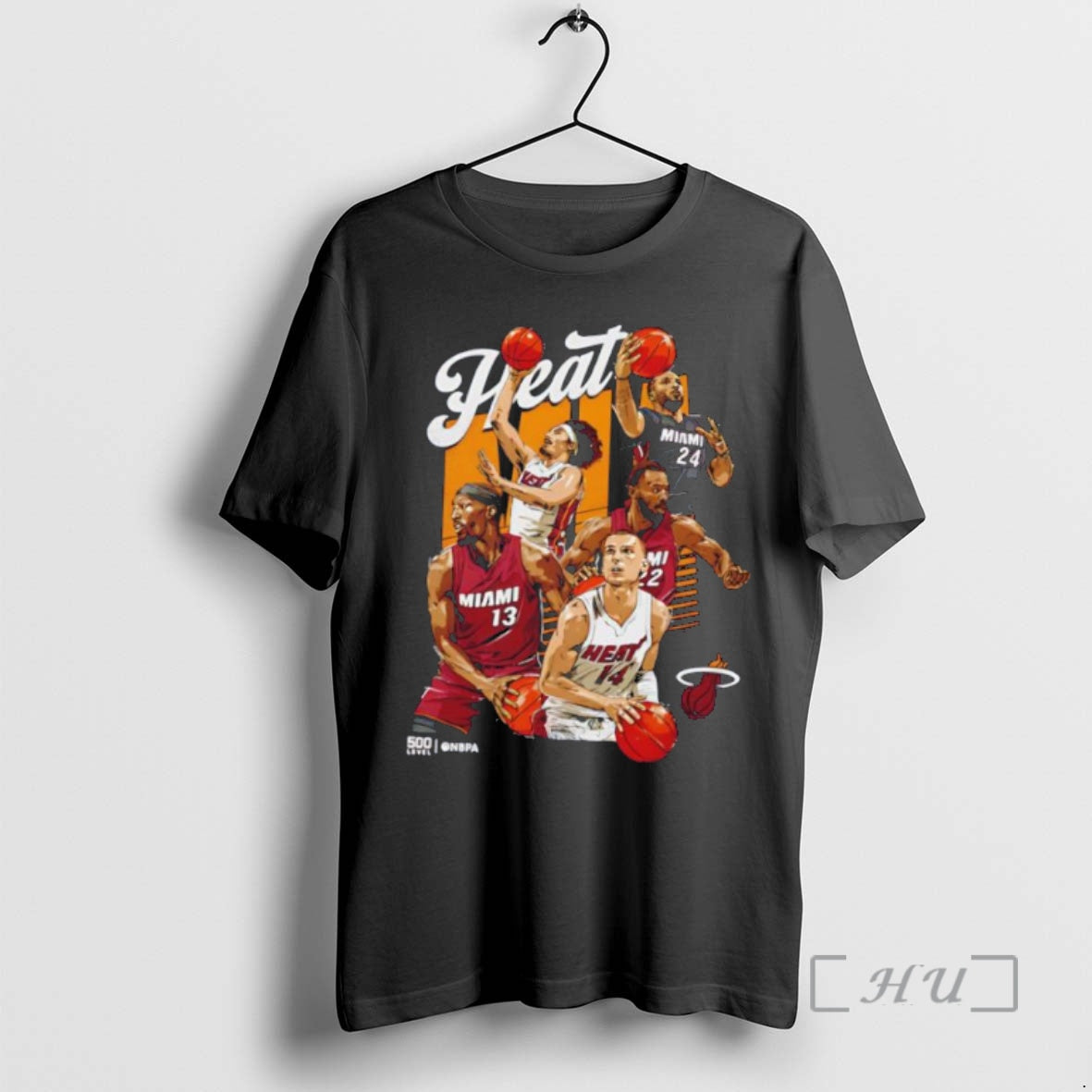 Officials Miami Heat 2026 Starting 5 Players Graphic