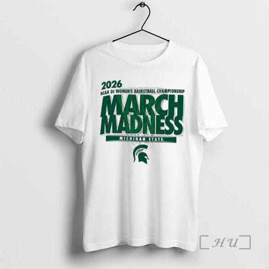 Officials Michigan State Basketball 2026 Ncaa Di Womens Basketball Championship March Madness Premium T Shirts
