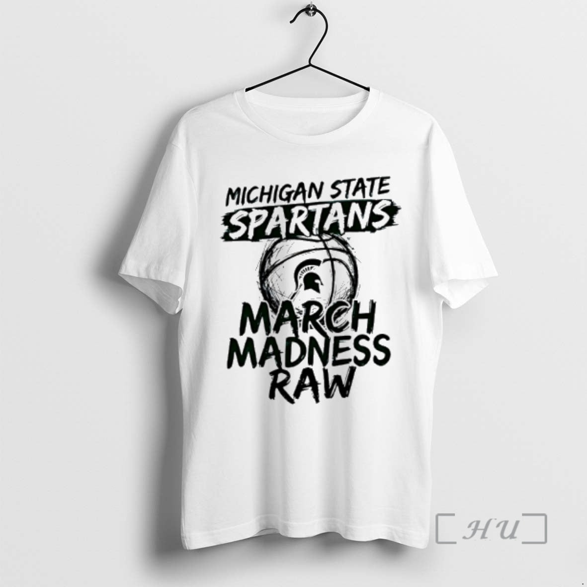 Officials Michigan State Spartans 2026 March Madness Raw Basketball Paint