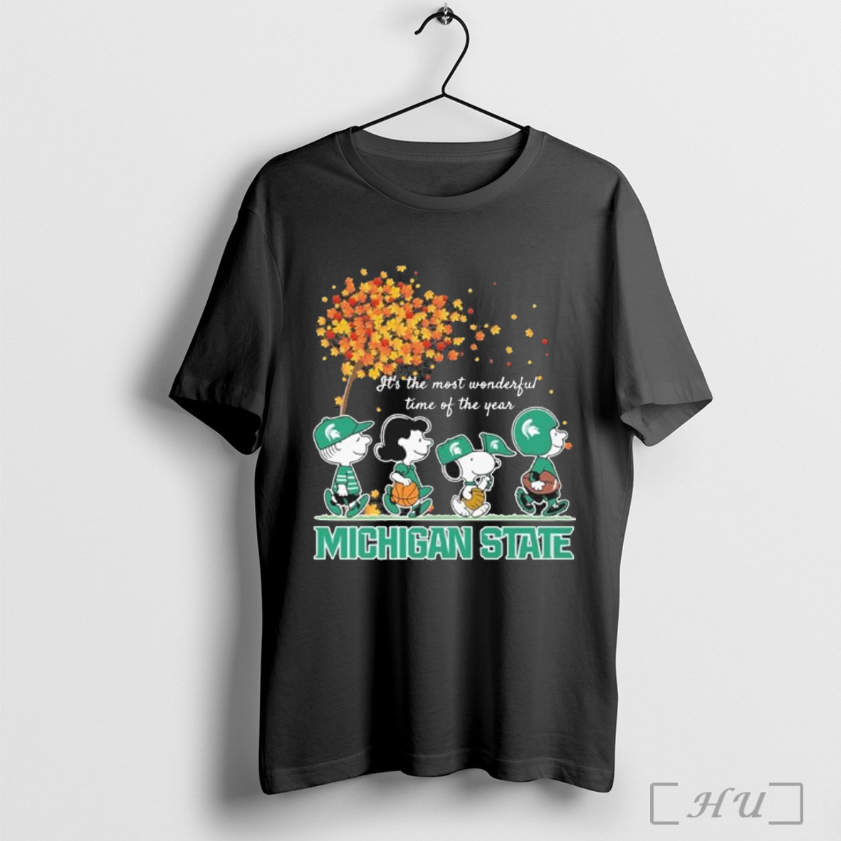 Officials Michigan State Spartans And Peanuts Characters Its The Most Wonderful Time Of The Year