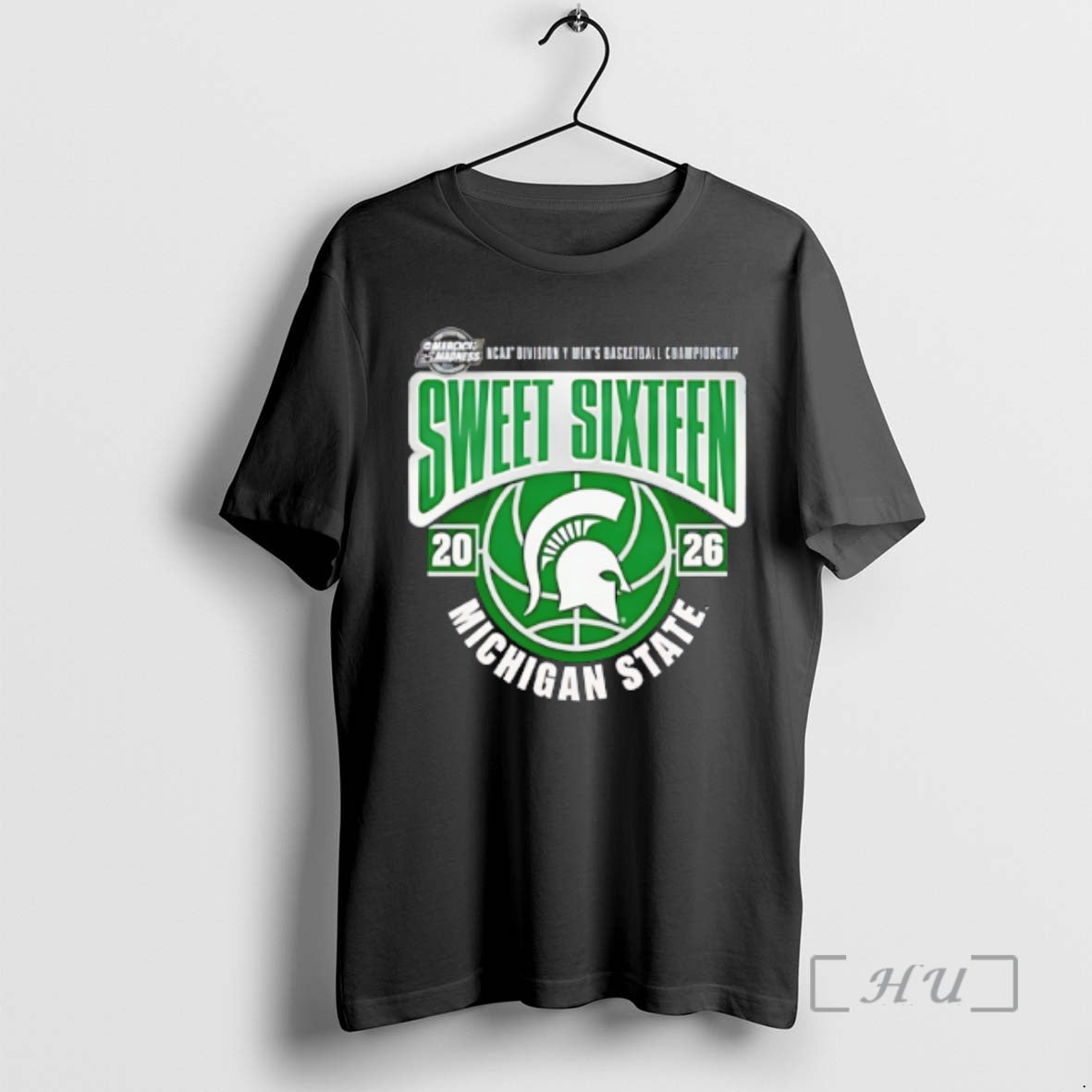 Officials Michigan State Spartans Mens Basketball 2026 Ncaa March Madness Sweet 16 Premium T Shirts